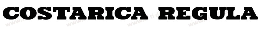 Costarica Regular字体转换